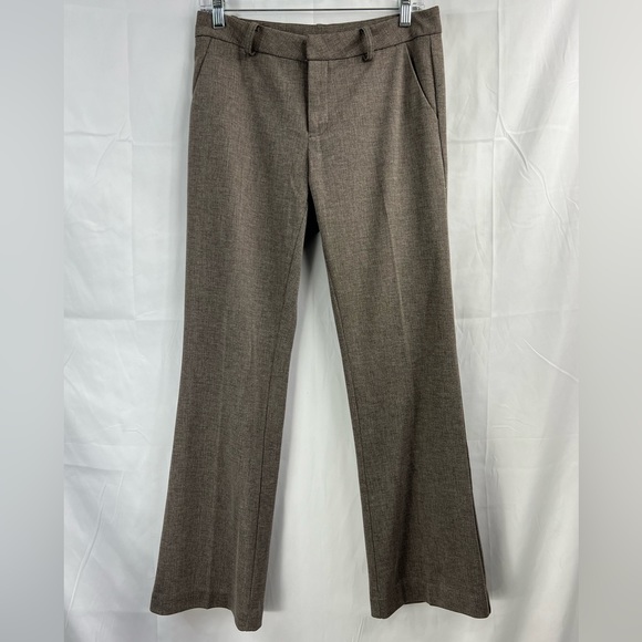 Kut From The Kloth Women's Heather Brown Trousers Size 4P - Picture 3 of 12